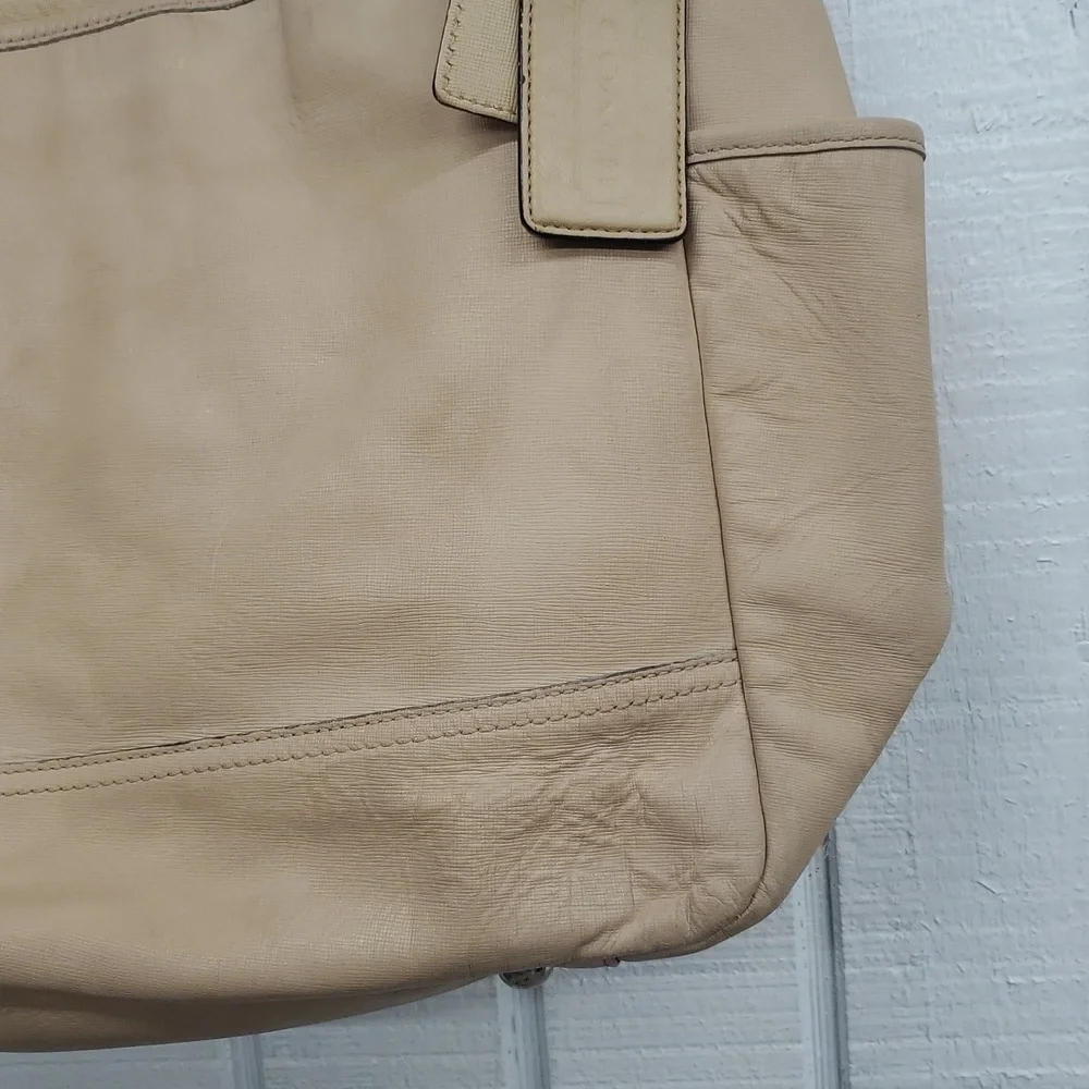 Coach Tan Diaper Bag